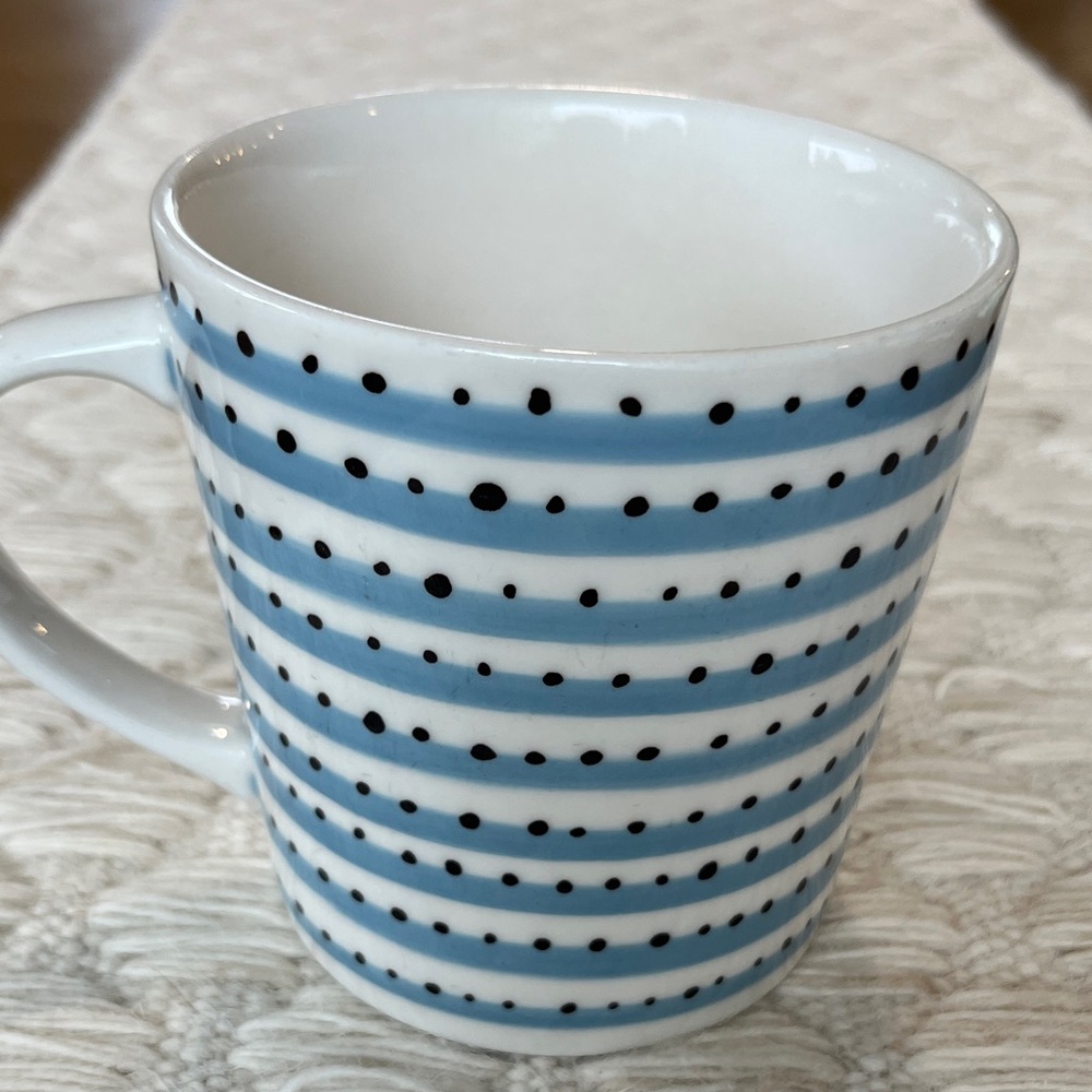 Starbucks Blue and White Polka Dot Mug - Picture 6 of 7